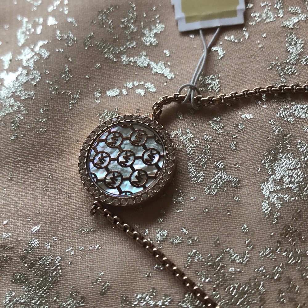NWT MICHAEL KORS ROSE GOLD MONOGRAM BRACELET!! - Picture 4 of 4